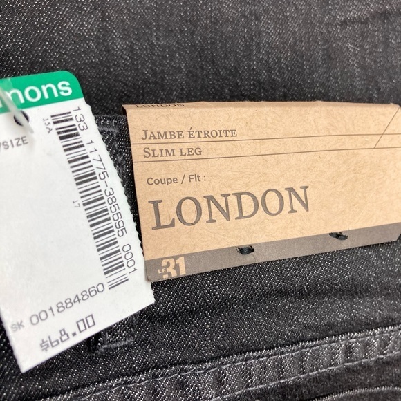 Men’s London LE 31 Slim Leg Coupe Jeans - Picture 7 of 12